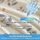Axyaa Cooling Bamboo Blanket: Smooth Comforter for Hot Sleepers