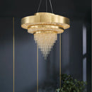 Axyaa Golden Crystal Chandelier for Luxury Home Decor
