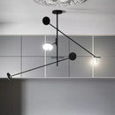 Axyaa Black Pendant Chandelier for Modern House Decor, Restaurant & Coffee Tables