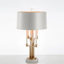 Axyaa Marble Table Lamp - Stylish LED Desk Light for Home Decor