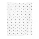 Axyaa Minimalist Christmas Tree Black & White Pattern Throw Blanket