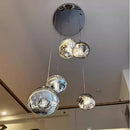 Axyaa Modern Chandeliers Stairway Living Room Indoor Lighting Fixtures