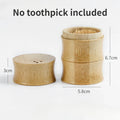 Axyaa Bamboo Toothpick Box: Creative & Disposable Restaurant Holder