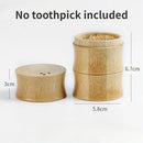 Bamboo Toothpick Box by Axyaa - Restaurant, Creative Holder, Disposable Toothpicks