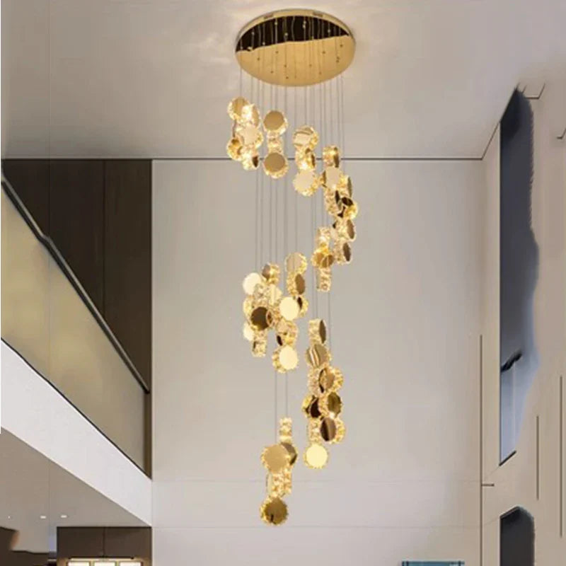 Axyaa Modern LED Chandeliers for Home Decor Lighting in Living & Dining Rooms