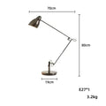 Axyaa Swing Arm Aluminum Desk Lamp with Flexible E27 Bulb and Adjustable Long Arm