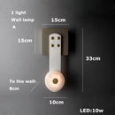 Axyaa Modern Brown Waistband Pendant Light with Artificial Marble Lampshade