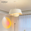 Axyaa Retro Bedroom Chandelier Cream Fabric Nordic Living Room Light