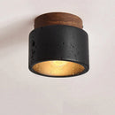 Axyaa Black Travertine Ceiling Light for Elegant Spaces