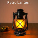 Axyaa Retro LED Lantern: Rechargeable, Waterproof, 3 Lighting Modes