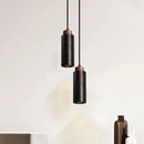 Axyaa Black Stone Wabi Sabi Chandelier for Retro Minimalist Design