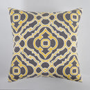 Geometric Embroidered Pillow Cover 45x45cm for Living Room by Axyaa