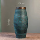 Axyaa Ins Style Ceramic Floor Vase for Home Decor & Living Room Art