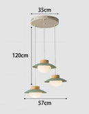 Axyaa LED Staircase Chandeliers - Modern Home Decor Pendant Light for Living Room