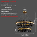 Axyaa Modern Circular Pendant Light for Stylish Living Room and Dining Room