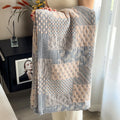 Axyaa Boho Cotton Throw Blanket for Bed Couch All Seasons Lightweight Quilt