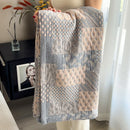 Axyaa Boho Cotton Throw Blanket for Bed Couch All Seasons Lightweight Quilt