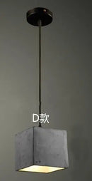 Axyaa Concrete Pendant Light: Vintage Farmhouse Kitchen Industrial Rustic Fixture