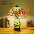 Axyaa Luxe Stained Glass Table Lamp for Living Room and Bedroom