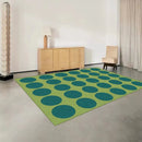 Axyaa Plush Nordic Living Room Rug: Soft, Fluffy, Non-slip Large Area Carpet