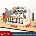 Axyaa Under Sink Organizer Shelf: 2-Tier Slide-Out Rack for Kitchen Storage and Organization