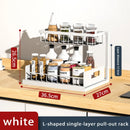 Axyaa Under Sink Organizer Shelf: 2-Tier Slide-Out Rack for Kitchen Storage and Organization