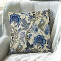 Axyaa Hampton Style Flowers 45x45cm Cushion Cover