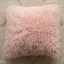 Axyaa Velvet Embroidered Pink Pillowcase Cojines 45X45 for Home and Sofa Decor