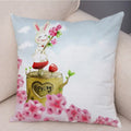 Axyaa Cartoon Design Pillowcase for Children's Room, Sofa, Home Decoration 45*45cm