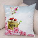 Axyaa Cartoon Design Pillowcase for Children's Room, Sofa, Home Decoration 45*45cm