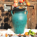Axyaa Ins Style Ceramic Floor Vase for Home Decor & Living Room Art