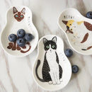 Axyaa Cute Cat Ceramic Seasoning Dish - Whimsical Addition to Your Kitchen