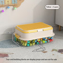 Axyaa Lego Toy Storage Case: Stackable Bins with Adjustable Containers