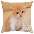 Axyaa Cute Cat Pillowcase Bubble Black  Kids Gift Decor Custom