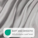 Axyaa Luxury Bamboo Fiber Duvet Cover Set with Pillowcase - Hot Sleeper Bedding