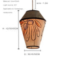 Axyaa Southeast Asia Fabric Pendant Lamp Farmhouse Light Fixtures
