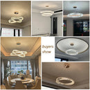 Axyaa Crystal Ceiling Chandelier: Modern Luxury Style for Home Decor and Dining Room Lighting