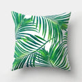 Axyaa Tropical Plant Green Leaves Cactus Pillowcase Living Room Sofa Cushion Cover