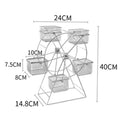 Axya Rotating Snack Rack for Vintage Party, Ferris Wheel Dessert Holder