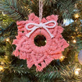 Axyaa Handmade Woven Tapestry Small Christmas Tree Circle Walking Stick Decoration