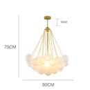 Axyaa Nordic Chandeliers Hanging Lamps for Dining Room Indoor Ceiling Lighting