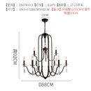 Axyaa French American Crystal Lighting for Living Room, Restaurant, and Homestay
