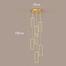Axyaa Nordic Stair Chandelier Ceiling Light for Living and Dining Room