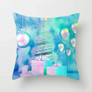 Axyaa Christmas Home Pillowcases: Printed Bed Decorative Cushion Covers