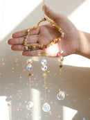 Axyaa Crystal Suncatcher Wind Chime Rainbow Maker Car Home Decor
