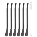 Axyaa Stainless Steel Tea & Juice Drinking Straw Set for Parties & Bars
