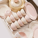 Axyaa French Cream Style Rice Bowl Set