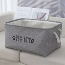 Axyaa Foldable Home Storage Basket for Clothes, Toys & Snacks with Handle