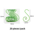 Axyaa Christmas S-Shaped Metal Hooks for Xmas Tree Ornaments and Decorations