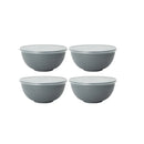 Axyaa Gray Plastic Bowl with Lid Set for Home Kitchen, Restaurant, RV, Camping